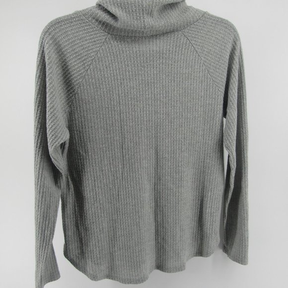 Raggs to Riches gray cowl neck long sleeve size MED - Picture 5 of 7